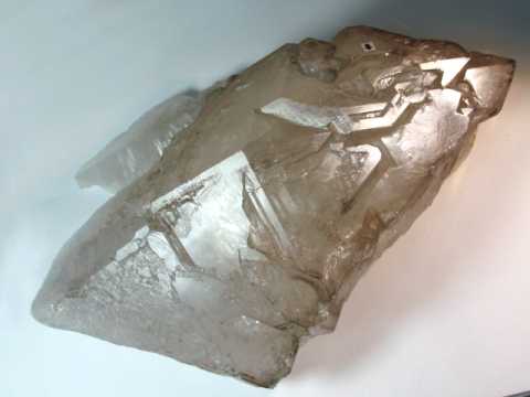 Elestial Quartz Crystal: naturally terminated elestial crystal (aka jacare quartz)